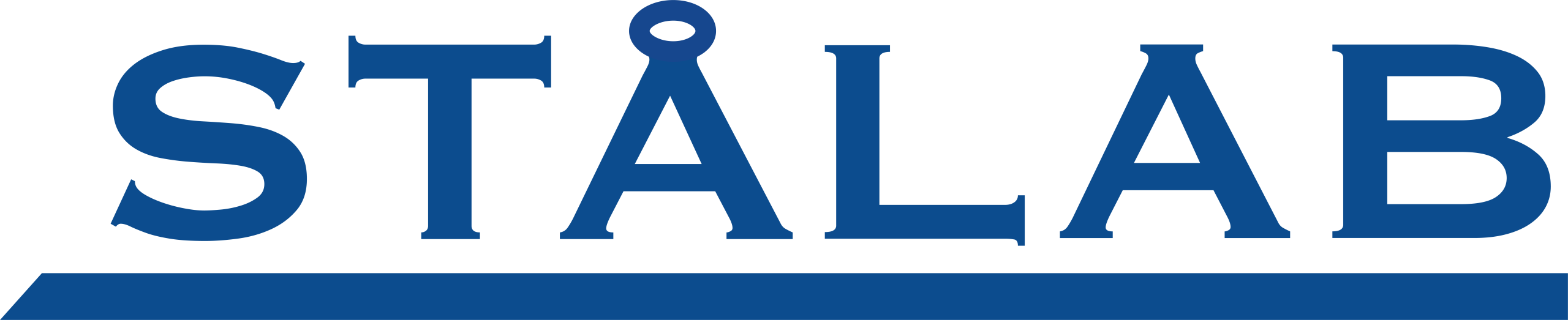 Stålab logo blå
